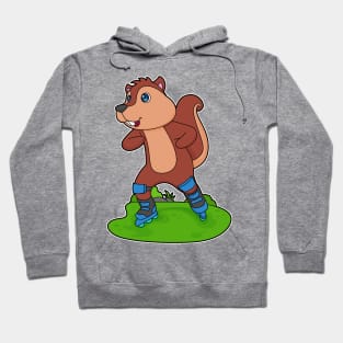 Squirrel Inline skating Roller skates Hoodie